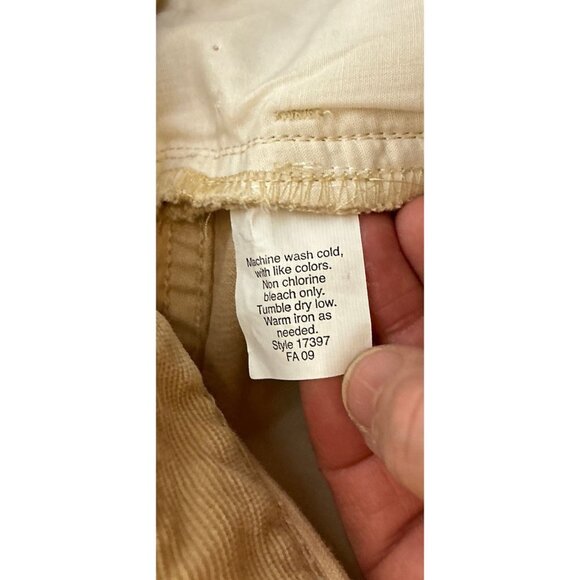 J.Crew Matchstick Beige Tan Corduroy Pants 26S - Picture 5 of 6